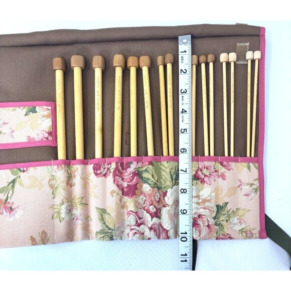 Clover Takumi Knitting Needle Set with Clover Rolling Needle Organizer - Picture 7 of 7